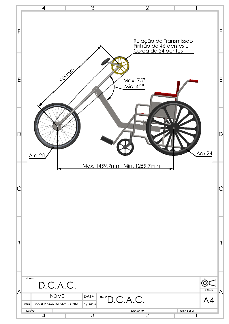 手摇自行车轮椅模型sw2020可编辑